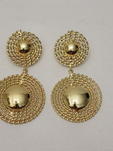 Load image into Gallery viewer, 18K Italian Gold Plated Chunky Drop Earring