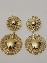 Load image into Gallery viewer, 18K Italian Gold Plated Chunky Drop Earring