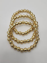 Load image into Gallery viewer, 18K Italian Gold Plated Beaded 3 in 1 Bracelet Set