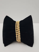 Load image into Gallery viewer, 18K Italian Gold Plated Beaded 3 in 1 Bracelet Set