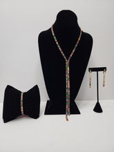 Load image into Gallery viewer, Multi Colored Long Necklace Set