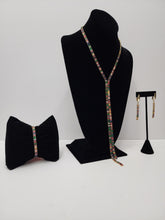 Load image into Gallery viewer, Multi Colored Long Necklace Set