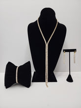 Load image into Gallery viewer, 18K Gold Plated Long CZ Set