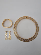 Load image into Gallery viewer, 18K Three Tone Gold Plated 4 in 1 Party Set