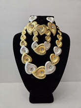 Load image into Gallery viewer, 18K Gold Plated Two Tone 4 in 1 Party Set