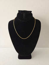 Load image into Gallery viewer, 18K Italian Gold Plated Short Thin Necklace