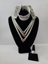 Load image into Gallery viewer, 18K White Gold Plated 4 in 1 Set