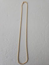 Load image into Gallery viewer, 18K Italian Gold Plated Short Thin Necklace