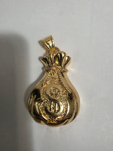 Load image into Gallery viewer, 18K Gold Plated Bold $ Sack Pendant