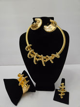 Load image into Gallery viewer, 18K Gold Plated 4 in 1 Bold Party Set