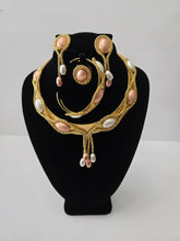 Load image into Gallery viewer, 18K Three Tone Gold Plated 4 in 1 Party Set