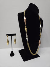 Load image into Gallery viewer, 18K Italian 3 Tone Gold Plated 2 in 1 Set