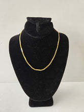 Load image into Gallery viewer, 18K Italian Gold Plated Short Thin Necklace