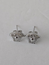 Load image into Gallery viewer, 18K Italian White Gold Plated Stud Earrings