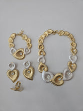 Load image into Gallery viewer, 18K Gold Plated Two Tone 4 in 1 Party Set