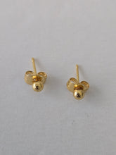 Load image into Gallery viewer, 18K Italian Gold Plated Small Stud Earrings