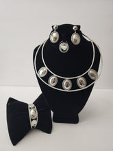 Load image into Gallery viewer, 18K White Gold Plated 4 in 1 Set