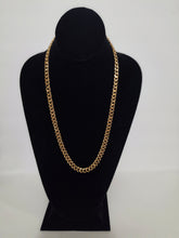 Load image into Gallery viewer, 18K Gold Plated 24" Long Cuban Necklace