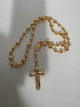 Load image into Gallery viewer, 18K Gold Plated Bold Beaded Rosary Praying Bead
