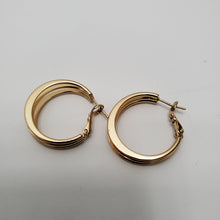Load image into Gallery viewer, 18K GOLD PLATED HOOP EARRINGS