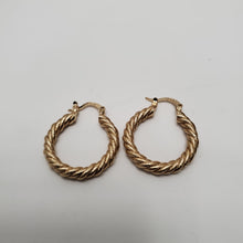 Load image into Gallery viewer, 18K GOLD PLATED HOOP EARRINGS
