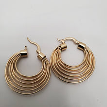 Load image into Gallery viewer, 18K GOLD PLATED HOOP EARRINGS