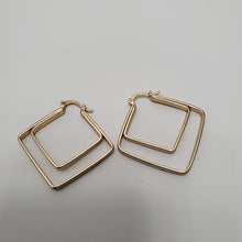 Load image into Gallery viewer, 18K GOLD PLATED HOOP EARRINGS