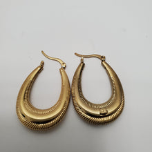 Load image into Gallery viewer, 18K GOLD PLATED HOOP EARRINGS