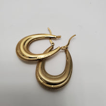 Load image into Gallery viewer, 18K GOLD PLATED HOOP EARRINGS