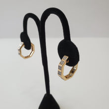 Load image into Gallery viewer, 18K BRAZILIAN GOLD PLATED HOOP EARRINGS