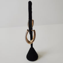 Load image into Gallery viewer, 18K ITALIAN GOLD PLATED CZ HOOP EARRINGS