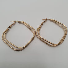 Load image into Gallery viewer, 18K ITALIAN GOLD PLATED HOOP EARRINGS