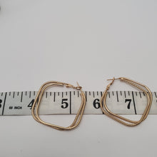 Load image into Gallery viewer, 18K ITALIAN GOLD PLATED HOOP EARRINGS