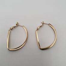 Load image into Gallery viewer, 18K ITALIAN GOLD PLATED HOOP EARRINGS