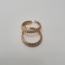 Load image into Gallery viewer, 18K ITALIAN GOLD PLATED HOOP EARRINGS