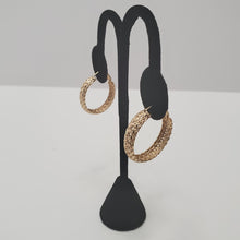 Load image into Gallery viewer, 18K ITALIAN GOLD PLATED HOOP EARRINGS