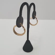 Load image into Gallery viewer, 18K ITALIAN GOLD PLATED HOOP EARRINGS