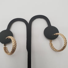 Load image into Gallery viewer, 18K ITALIAN GOLD PLATED HOOP EARRINGS