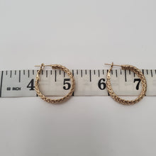 Load image into Gallery viewer, 18K ITALIAN GOLD PLATED HOOP EARRINGS