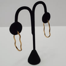 Load image into Gallery viewer, 18K ITALIAN GOLD PLATED HOOP EARRINGS