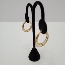 Load image into Gallery viewer, 18K ITALIAN GOLD PLATED HOOP EARRINGS
