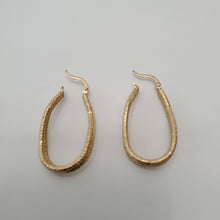 Load image into Gallery viewer, 18K ITALIAN GOLD PLATED HOOP EARRINGS