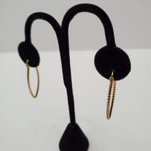 Load image into Gallery viewer, 18K ITALIAN GOLD PLATED HOOP EARRINGS