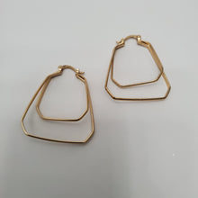 Load image into Gallery viewer, 18K ITALIAN GOLD PLATED HOOP EARRINGS