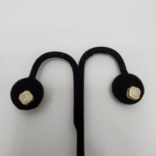 Load image into Gallery viewer, 18K ITALIAN GOLD PLATED CZ STUD  EARRINGS