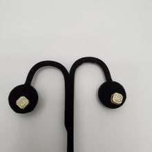 Load image into Gallery viewer, 18K ITALIAN GOLD PLATED CZ STUD  EARRINGS