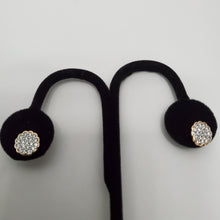 Load image into Gallery viewer, 18K ITALIAN GOLD PLATED CZ STUD  EARRINGS