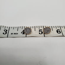 Load image into Gallery viewer, 18K ITALIAN GOLD PLATED CZ STUD  EARRINGS