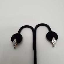 Load image into Gallery viewer, 18K ITALIAN GOLD PLATED CZ EARRINGS