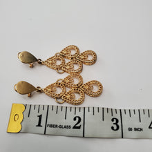 Load image into Gallery viewer, 18K ITALIAN GOLD PLATED DROP/DANGLING EARRINGS